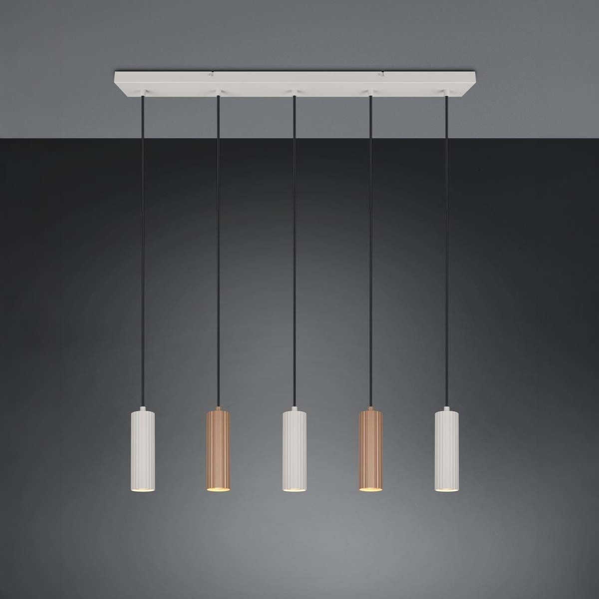 Lampadari & plafoniere: Pendelleuchte, Grau, 85 cm x 9 cm – Nuovo (secondo la descrizione) da Kreuzlingen venduto da Smart-Light 1