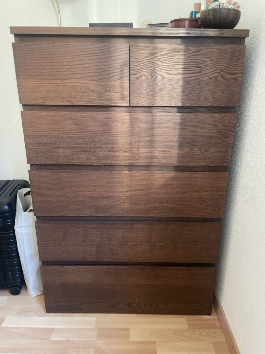 Cassettiere: IKEA MALM Kommode Dunkelbraun – Usato da Winterthur venduto da cheerio97 1