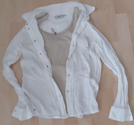 Damen T-shirt + Bluse, Gr. 36, Marke: MINIMUN + STRADIVARIUS