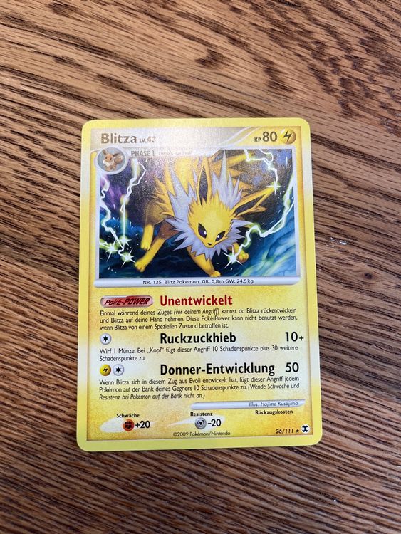Pokemon Blitza Jolteon Aufstieg der Rivalen ab 1fr (Gebraucht) in ...