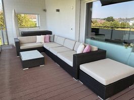 Rattan Garten Lounge - Gebraucht - Gratis Selbstabholung