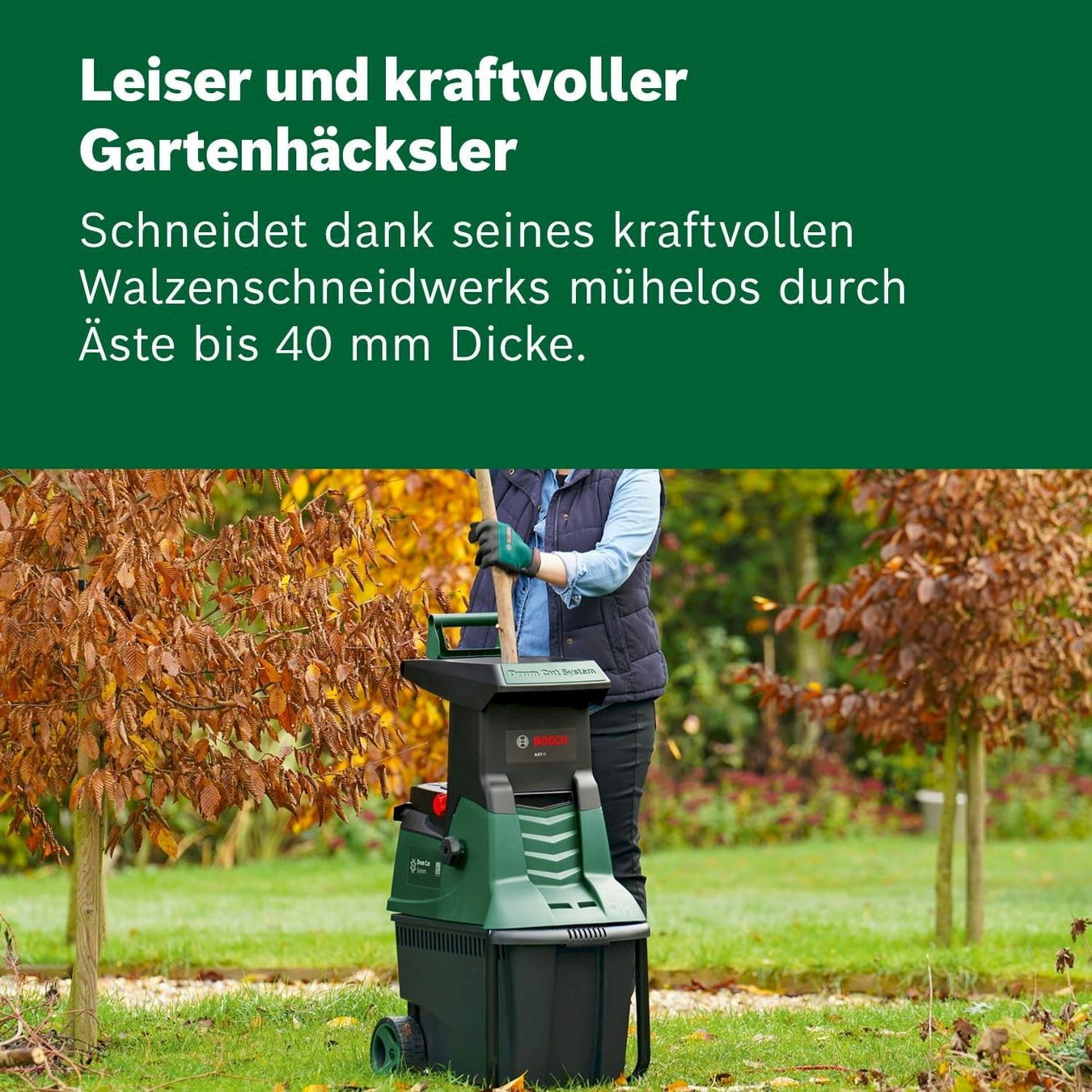 Häcksler: Bosch Leisehäcksler AXT 25 D – Neu und originalverpackt aus Bottighofen von zaap 3