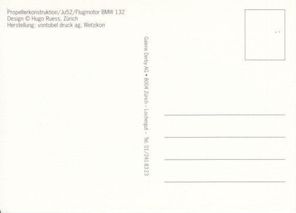 Ansichtskarten: Ju-52 – Gebraucht aus Zuerich von OceanLinerPostcards 1