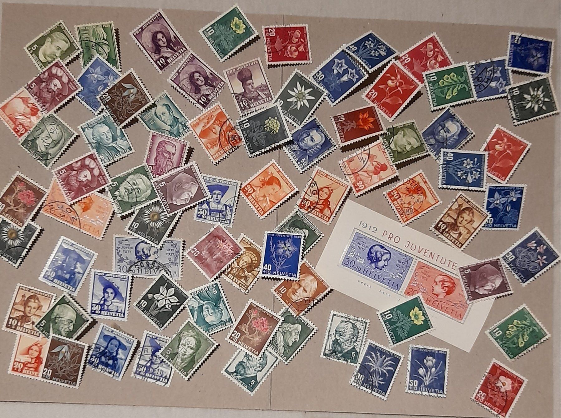 Tutti i francobolli: Pro Juventute 1937-1949 – Usato da Balgach venduto da SIMEON27
