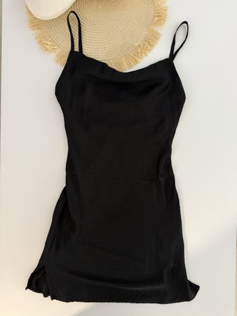 Bershka Black Slip Dress Size XS Good Condition