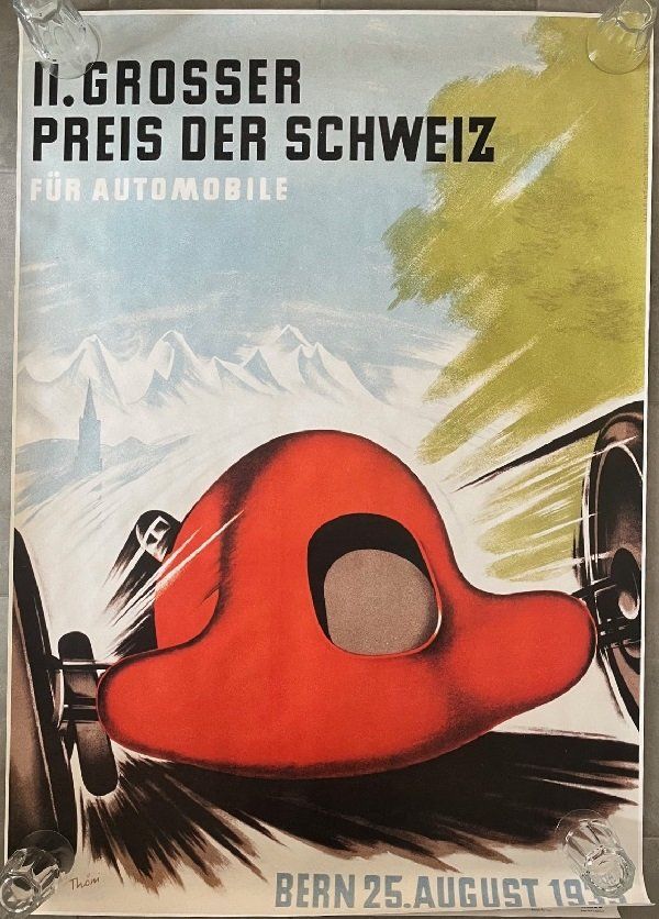 Poster & Bilder: 5 Plakate GP Schweiz – Gebraucht aus Solothurn von F1shop1