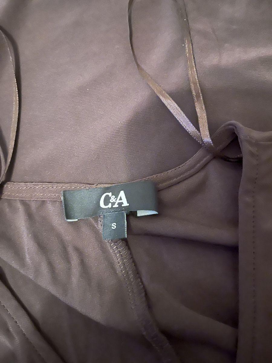 C&A Vestiti: Damen Kleid C&A braun Grösse S  – Nuovo (secondo la descrizione) da Olten venduto da sae_82z2 4