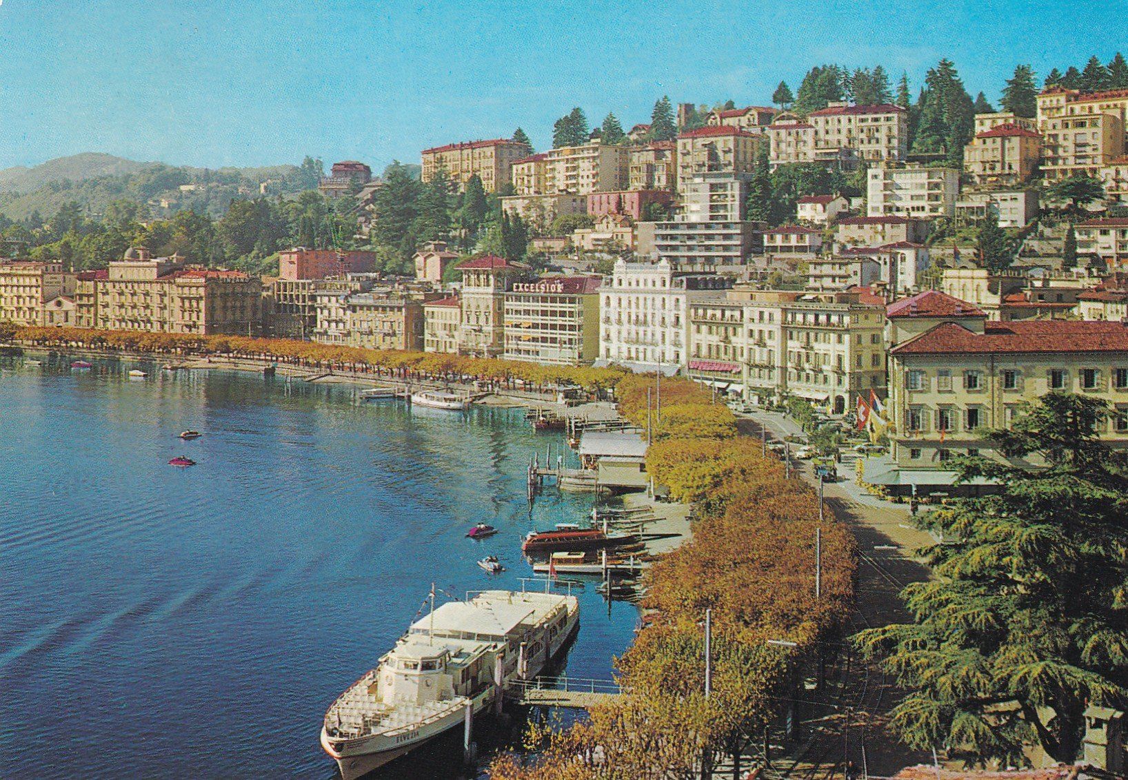 Cartes postales: Lugano Il Lungolago – D'occasion à Cormoret par Pascalll2001