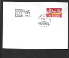Sonderbrief A. 970 Phila Zürich 12.9.1964