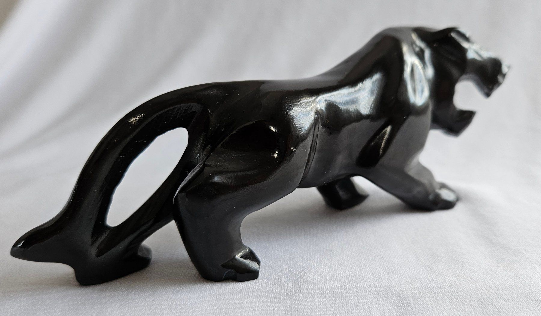Figuren: Pather Figur aus schwarzen ONYX Handmade – Gebraucht aus Uttwil von TG-Lupa 2