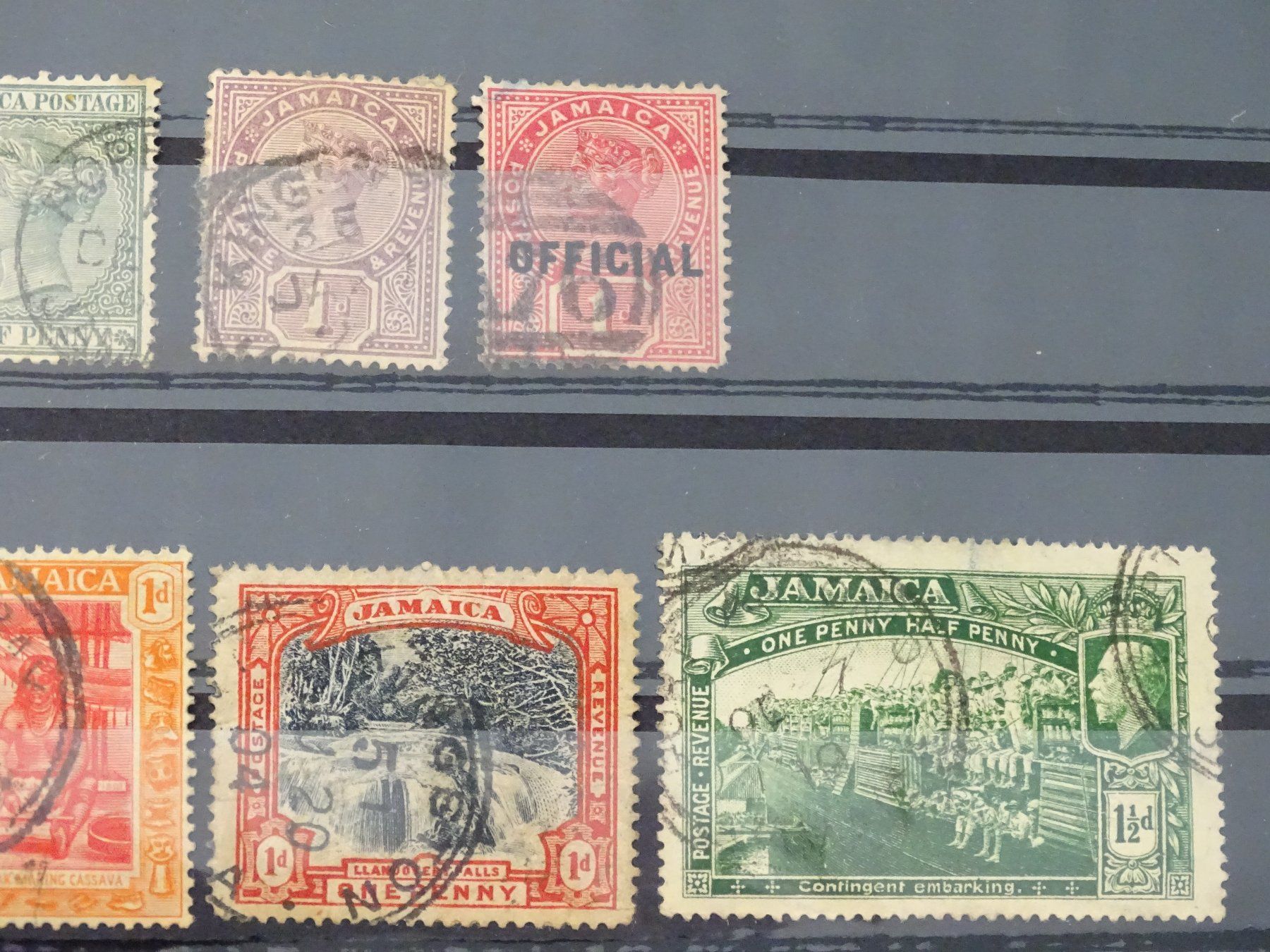 Tutti i francobolli: Jamaica uralte gestempelte Briefmarken – Usato da Schliern b. Köniz venduto da Djbubu 2