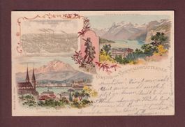 Gruss vom VIERWALSTÄTTERSEE - 1899