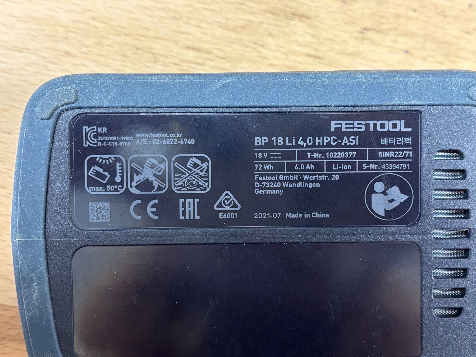 Festool Caricatori & Batterie: FESTOOL Energie Set SYS 18V 4x4,0/TCL6 DUO – Nuovo (secondo la descrizione) da Winterthur venduto da ReUse_Baumarkt 7