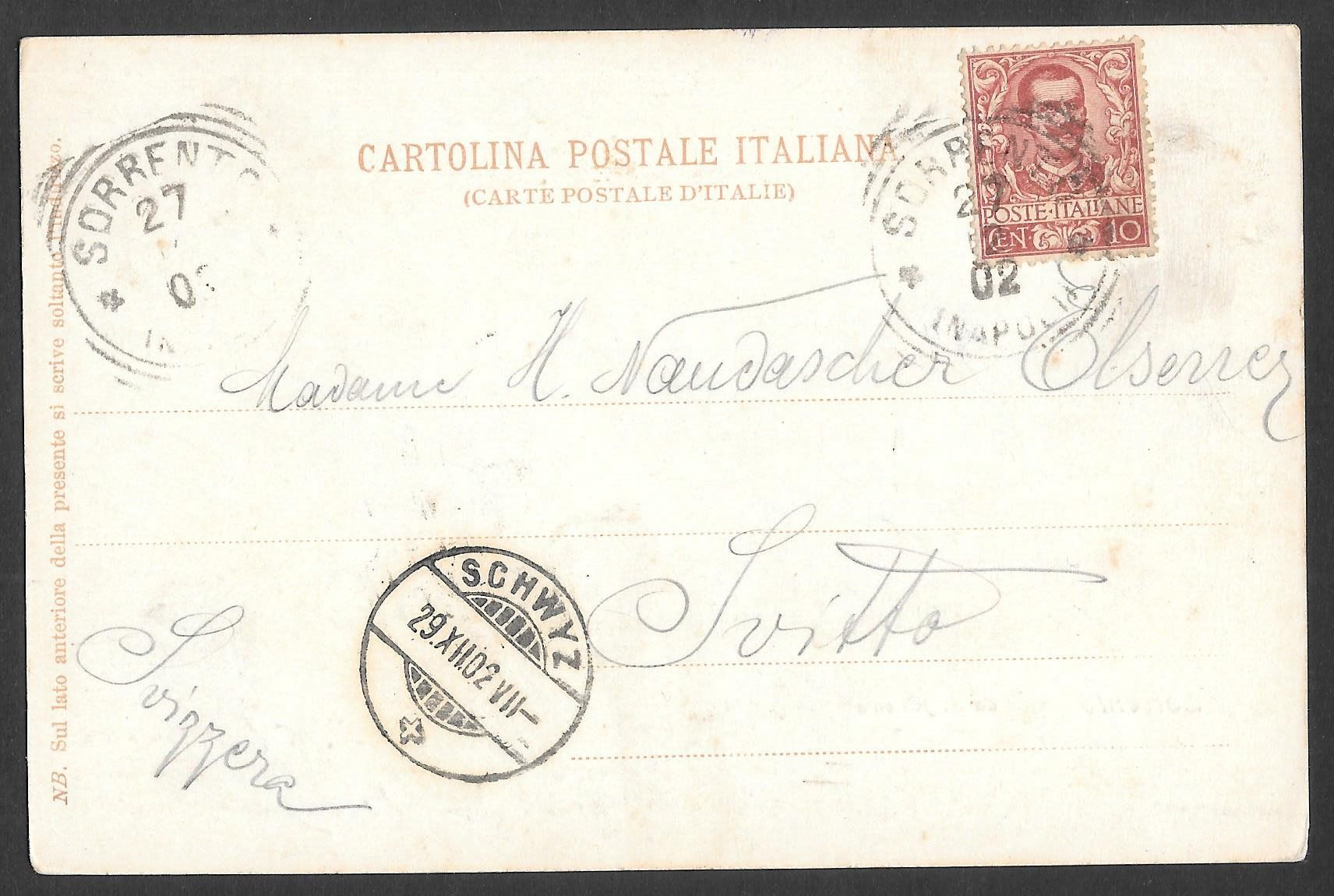 Cartoline postali: Sorrento da S. Antonio – Usato da Olten venduto da clotaldi 1