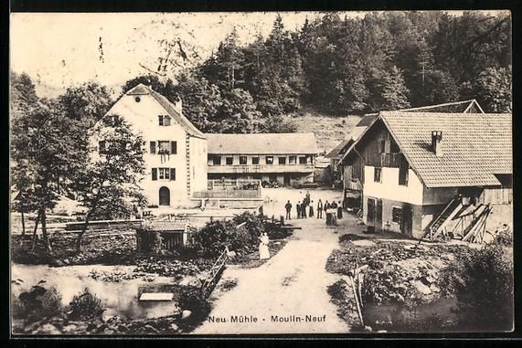 Cartes postales: AK Pleigne, Neu Mühle, 1925 – D'occasion à Berlin par bartko-reher