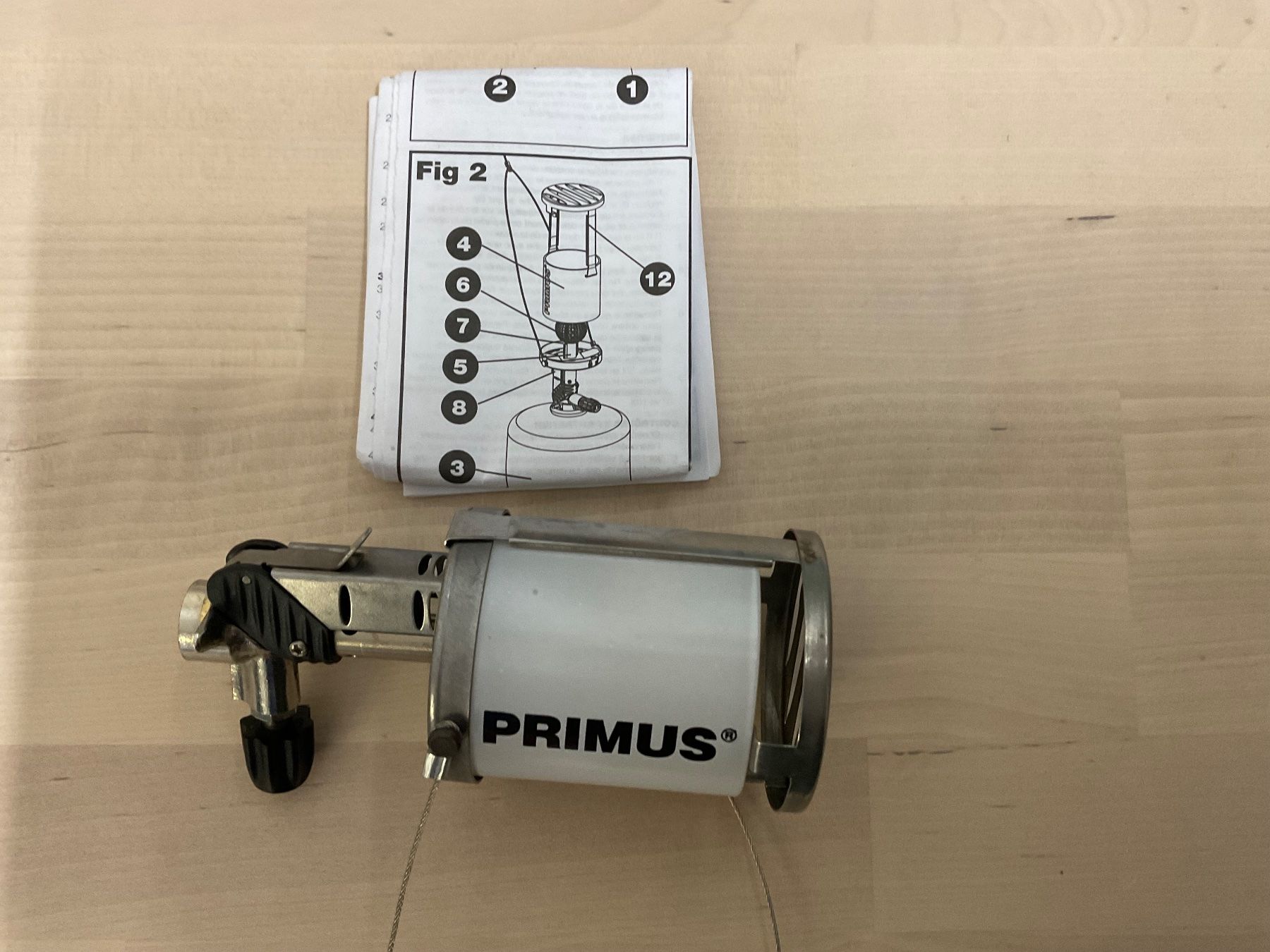 Primus Lampade: Primus Gaslampe mit Schraubgewinde – Nuovo (secondo la descrizione) da Egolzwil venduto da CasperJanssen