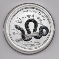 (833) Australien, 2 Unzen, Year of the snake, 2013, Kapsel