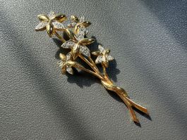 Vintage Brosche Luxus Modeschmuck  
