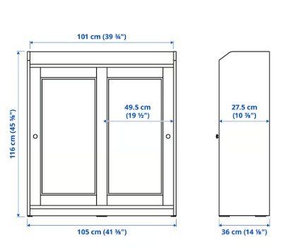 Ikea Vetrine: Vitrine HAUGA - IKEA – Usato da Oberentfelden venduto da angelheart71 3