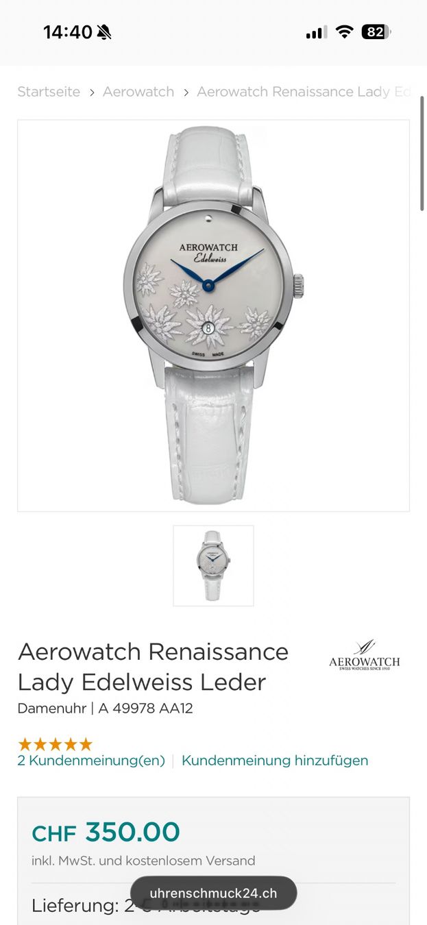 Aerowatch Uhren: Aerowatch Edelweiss – Neu und originalverpackt aus Oberglatt von Username17 3