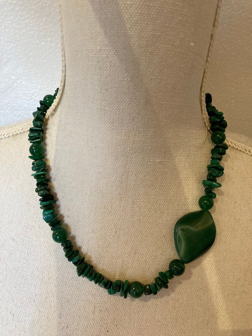 Catenine: Halskette - Malachit echt, Achat – Nuovo (secondo la descrizione) da Biberist venduto da tl-schmuck 1