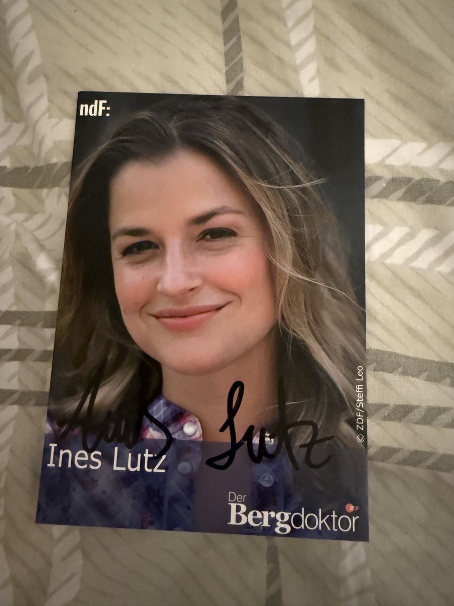 Autographes: Autogramm Ines Lutz  – D'occasion à Rüschlikon par andi_841