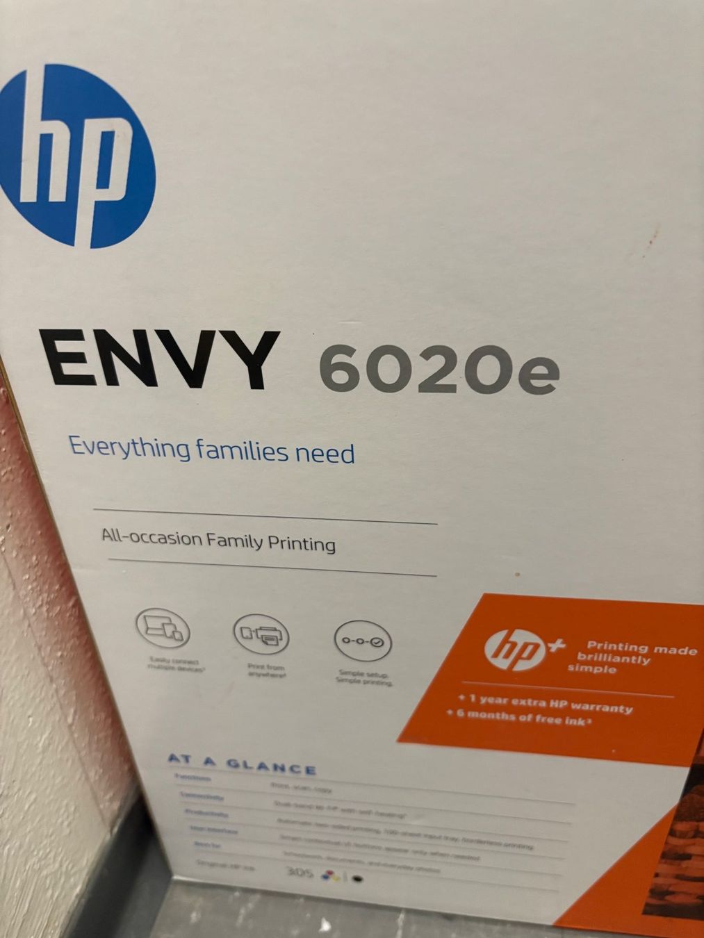 Hewlett Packard Drucker: Nagelneuer Drucker Envy 6020e – Neu und originalverpackt aus Oftringen von SCHIBLI1