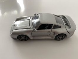 Porsche 959 1-43 silber NZG BRD OVP