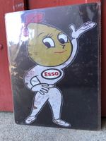 Esso benzin classic werbung reklame frau