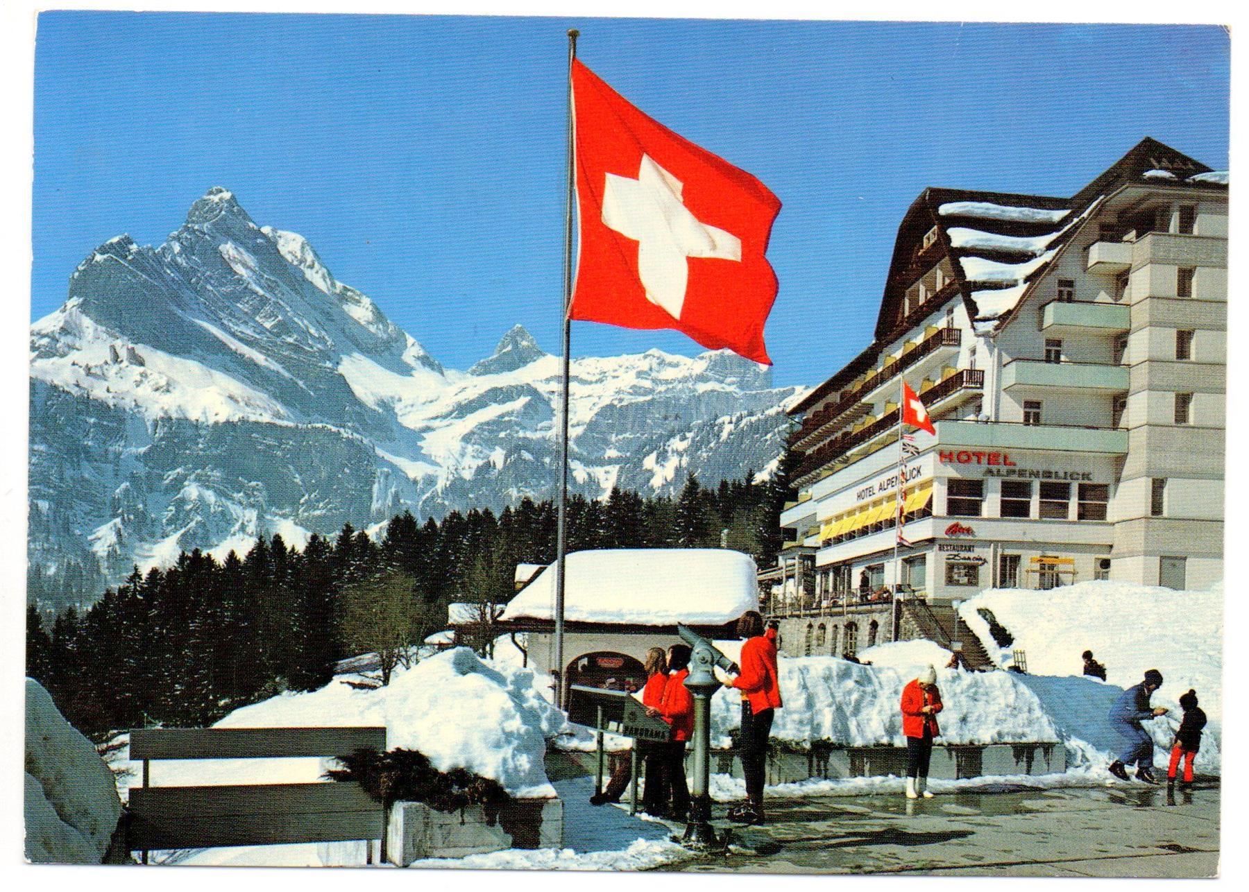 Cartes postales: BRAUNWALD Hotel Alpenblick – D'occasion à Jona par philajona