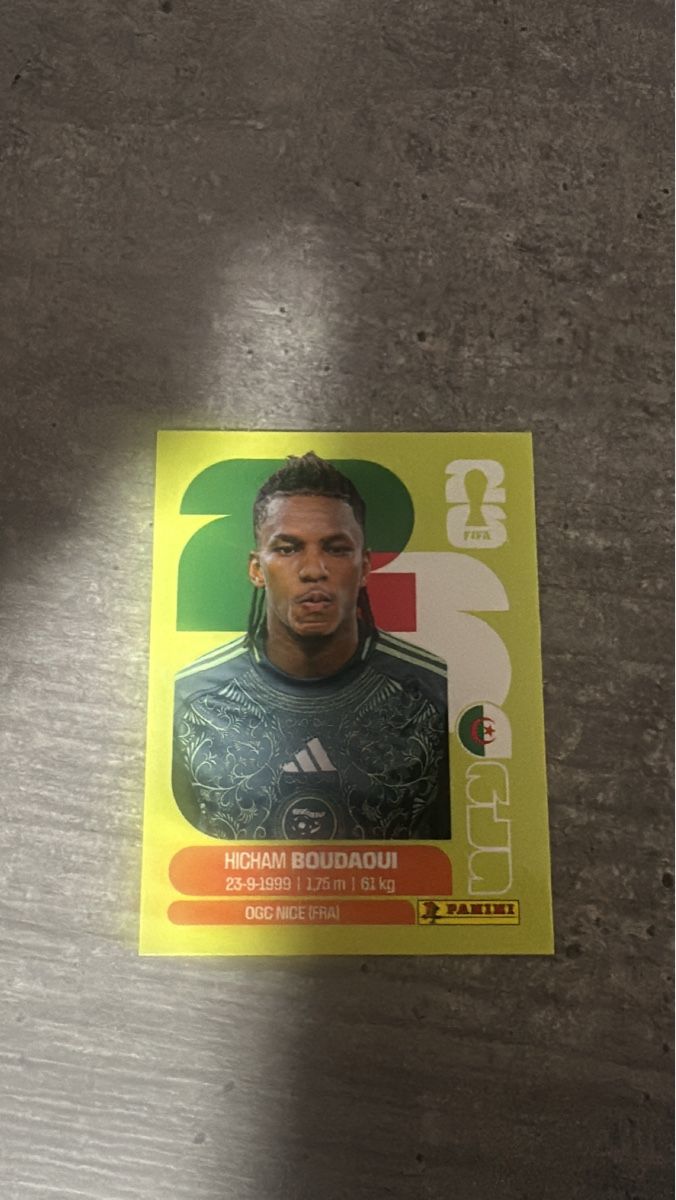 Panini Carte collezionabili: ALG 10 , FIFA WORLD CUP 2026 PANINI  – Nuovo (secondo la descrizione) da Frauenfeld venduto da 1PegPeg1