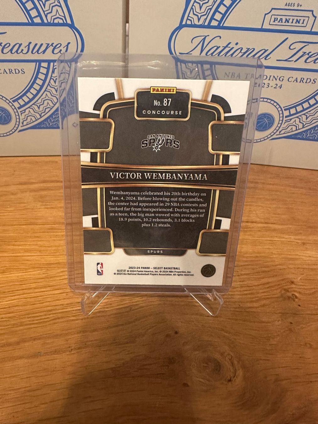 Nba Cartes à collectionner: Carte Select Victor Wembanyama RC – D'occasion à Vullierens par Gaara04 1