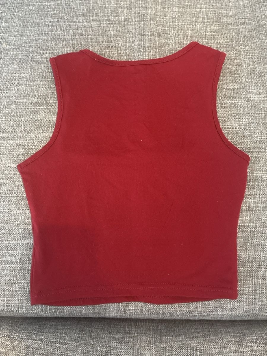 Top: Red Plain Top Size XS – Nuovo (secondo la descrizione) da Weiningen ZH venduto da ene_s7xx 1