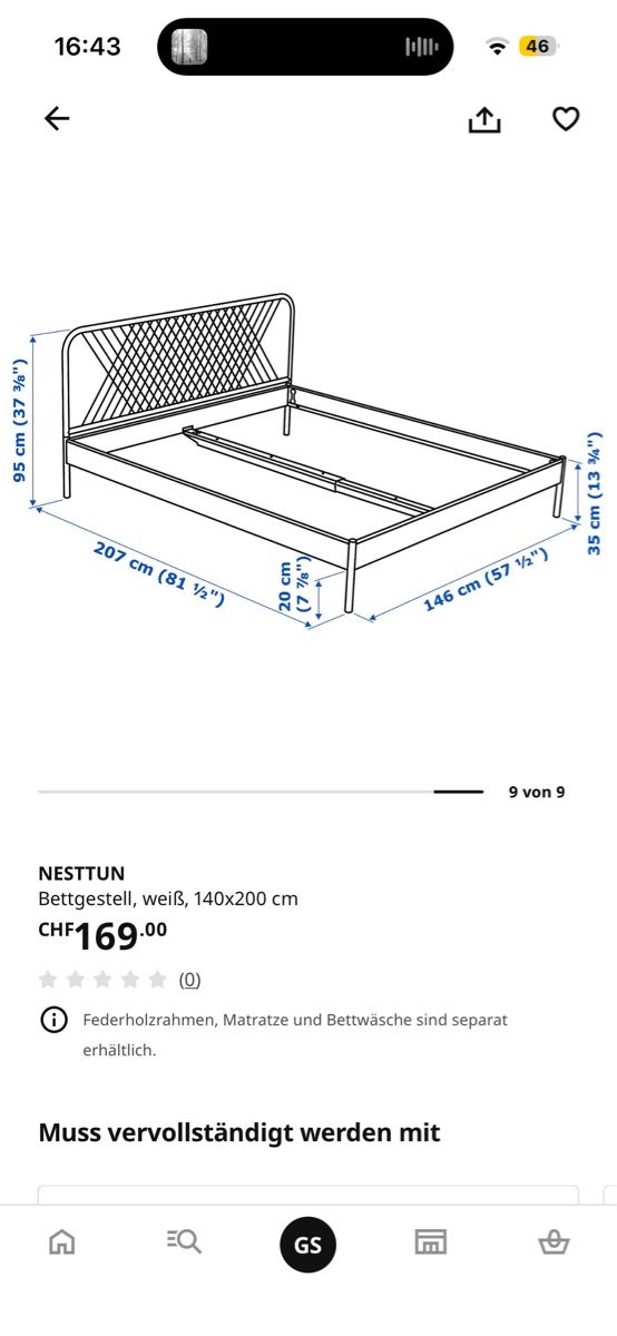 Ikea Letti: Bett – Usato da Zürich venduto da gioia.mahe 1