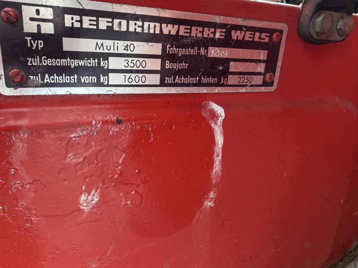 Reform Trattori: Reform Transporter MULI 40 – Usato da Oberwald venduto da 7408 2