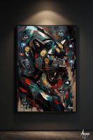 "LA BESTIA CHE ABBIAMO LASCIATO ENTRARE" 50X70 