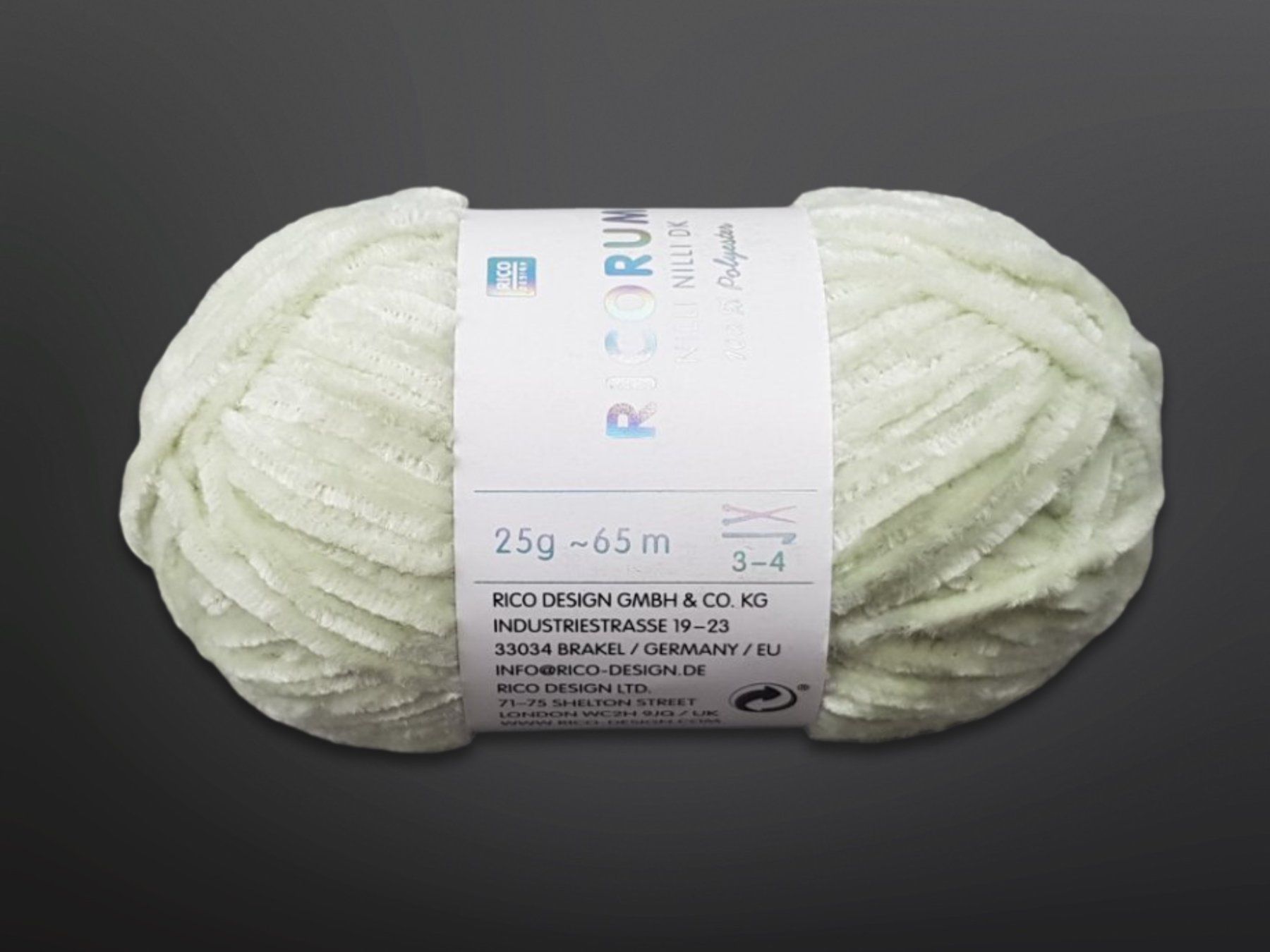 Lana: RICO DESIGN flauschiges Garn Mint 10 Stk. – Nuovo (secondo la descrizione) da Suhr venduto da Restwert_Suhr 3