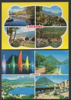 2 Karte  Lugano und Locarno
