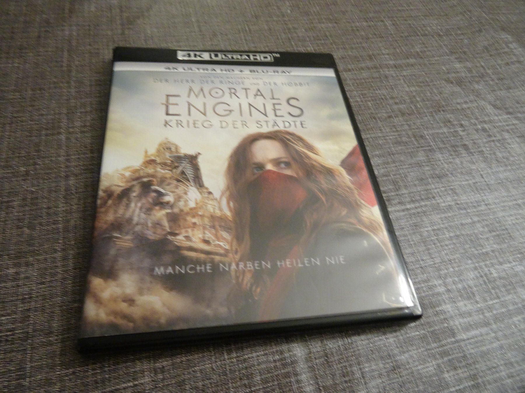 Alle DVDs: Mortal Engines 4K UHD + Blu-Ray – Gebraucht aus Olten von Disc-Verkauf