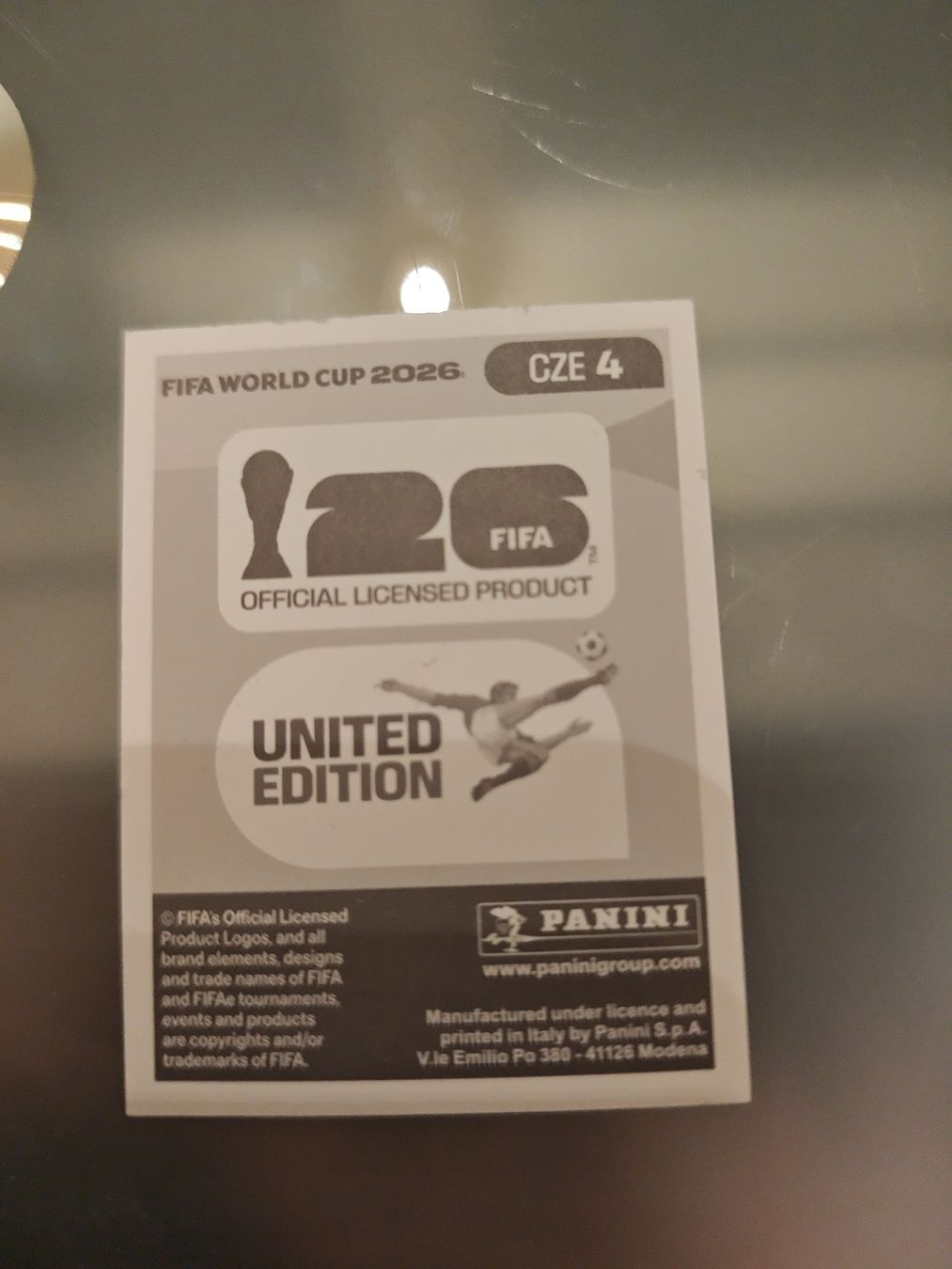 Panini Carte collezionabili: Panini CZE 4 – Nuovo (secondo la descrizione) da Sulgen venduto da 34j_p6s2