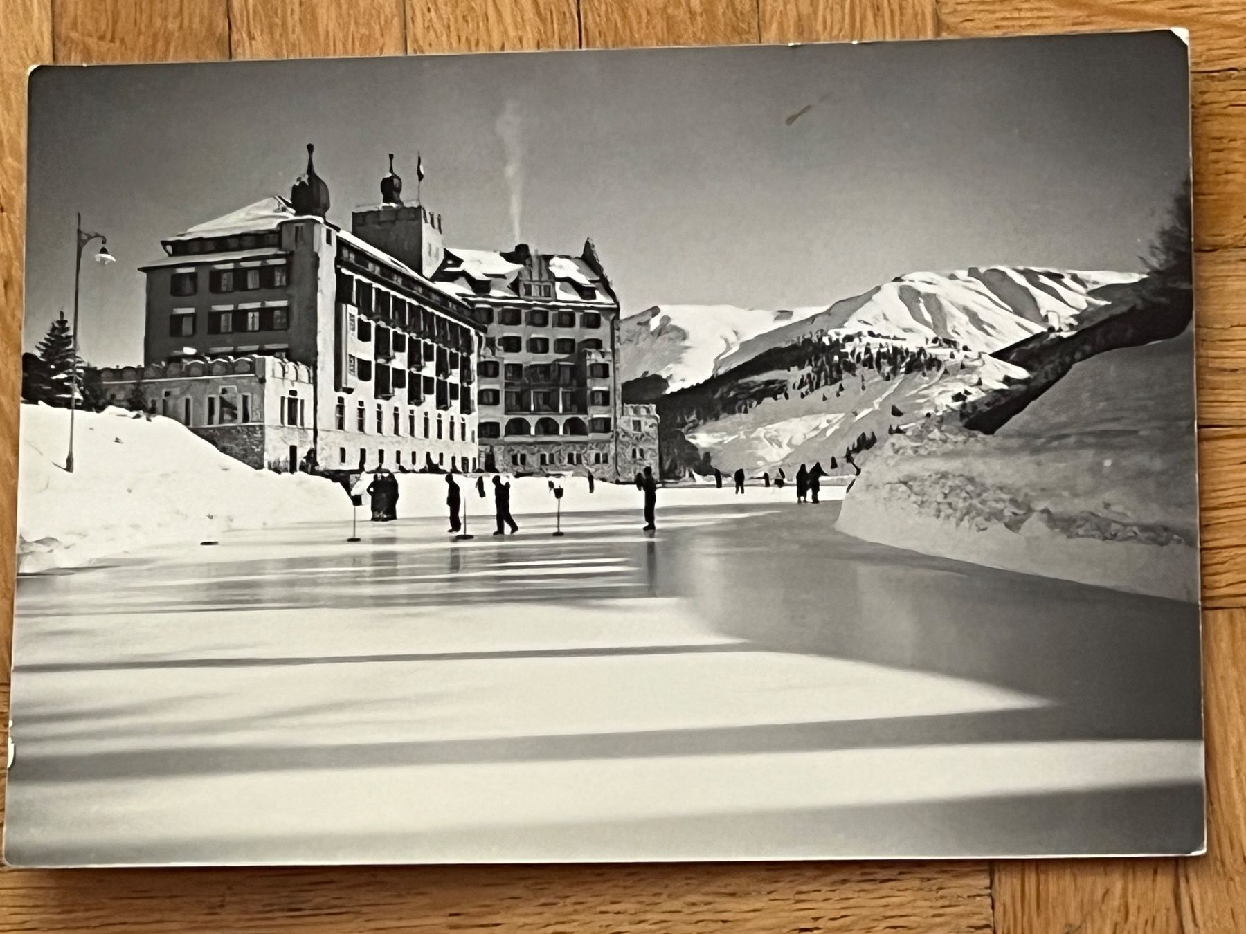 Cartoline postali: Zuoz 1959, Hotel Castell – Usato da Romanshorn venduto da luxcollect