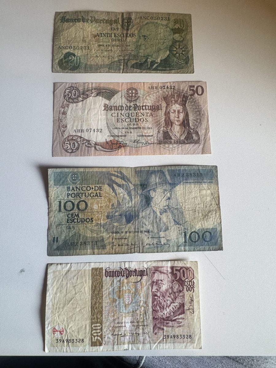 Banknoten: Escudos , Portugal noten  – Gebraucht aus Ilanz von tai_q2yd