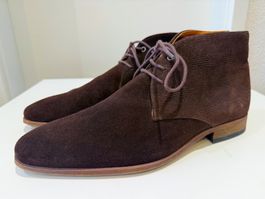 Manfield Chukka Boots braun Wildleder – EU 43