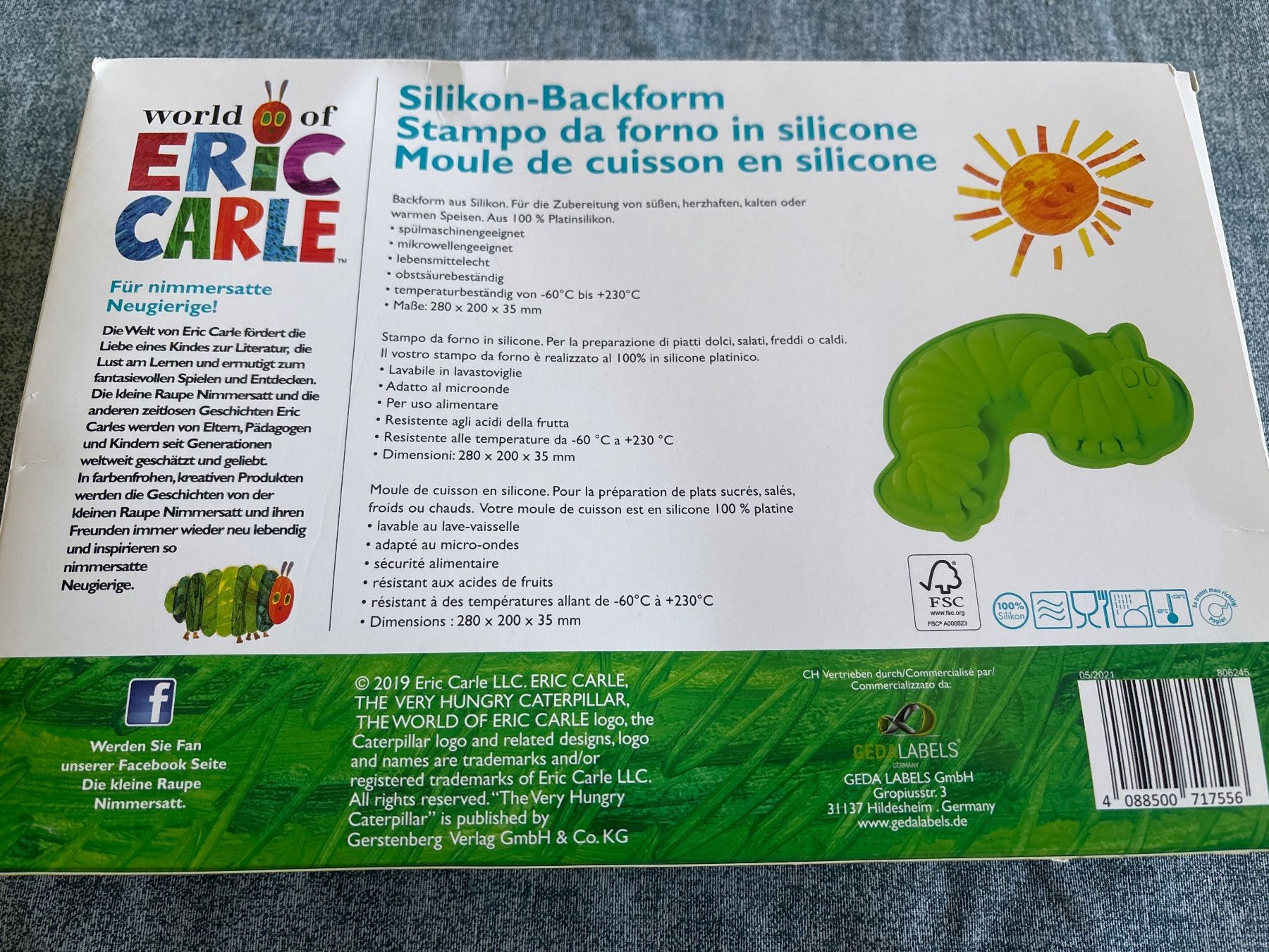 Moules à gâteaux: Kleine Raupe Nimmersatt Backform – D'occasion à Thun par Melpi2010 2