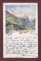 Gruss aus WENGEN - 1906