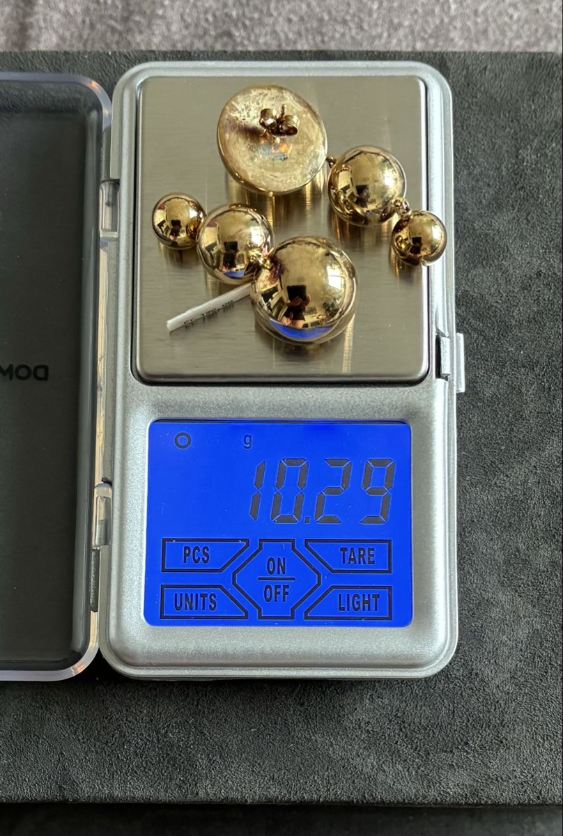 Orecchini pendenti & Orecchini a lobo: Ohrstecker 925er Silber vergoldet – Nuovo e nell'imballaggio originale da Flums venduto da Limatools 2