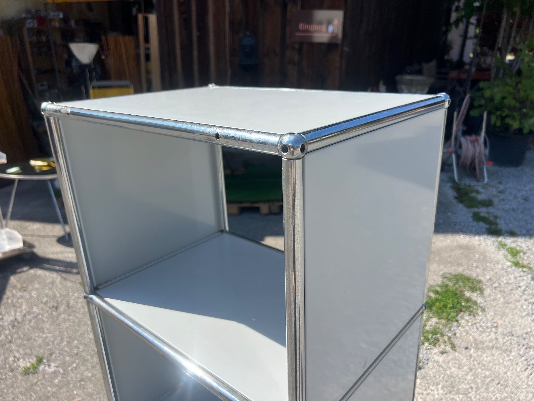 USM Scaffali: USM Haller Highboard - 4 Etagen Weiss – Usato da Otelfingen venduto da Yossi-68 7