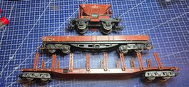 Märklin DB güterwagen 3 srück HO/AC