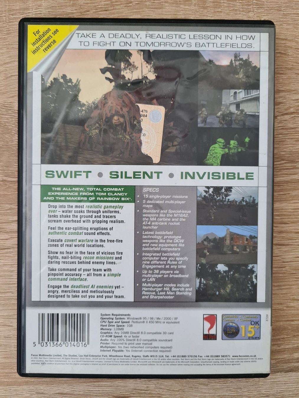 Spiele: Tom Clancy's: Ghost Recon (English) - PC – Gebraucht aus Carouge GE von Franllo 1