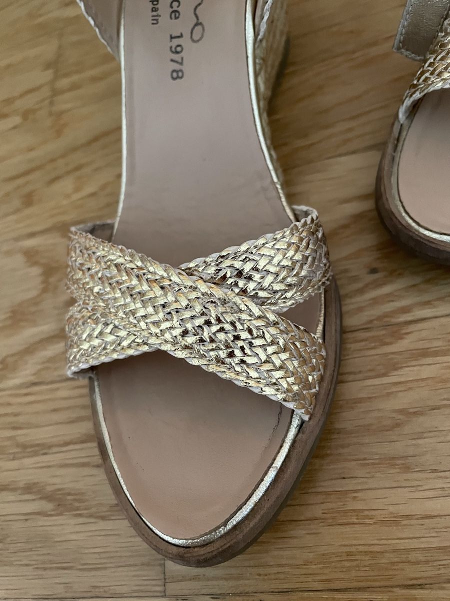 Scarpe da donna: Gaimo espadrilles gold , Leder, Gr. 37 – Usato da Möhlin venduto da Halylea 3